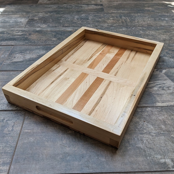 DIY Serving Tray Building Plan Wooden Serving Tray Design Serving Tray Woodworking Plans