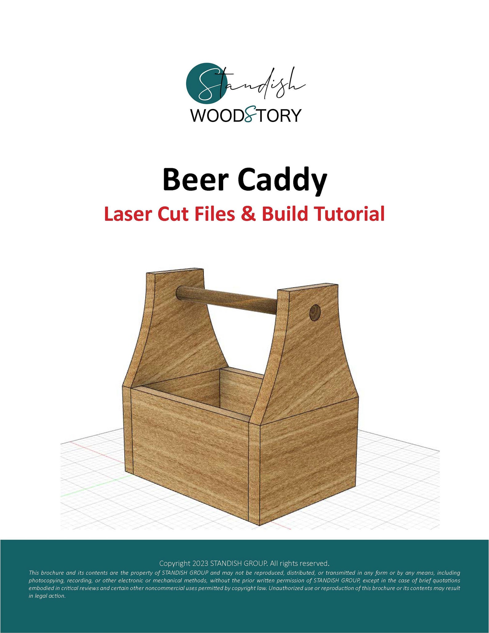 Beer Caddy Woodworking Plans SVG, Lightburn, Print Download Etsy
