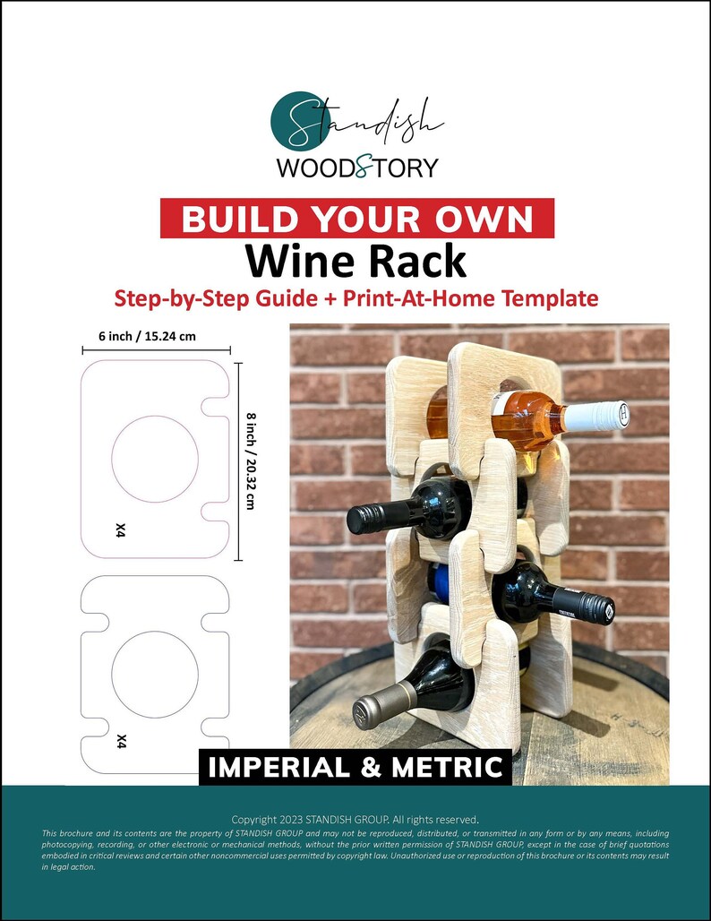 DIY Wine Rack Building Plan Wooden Wine Rack Design Wine Rack Woodworking Plans Etsy