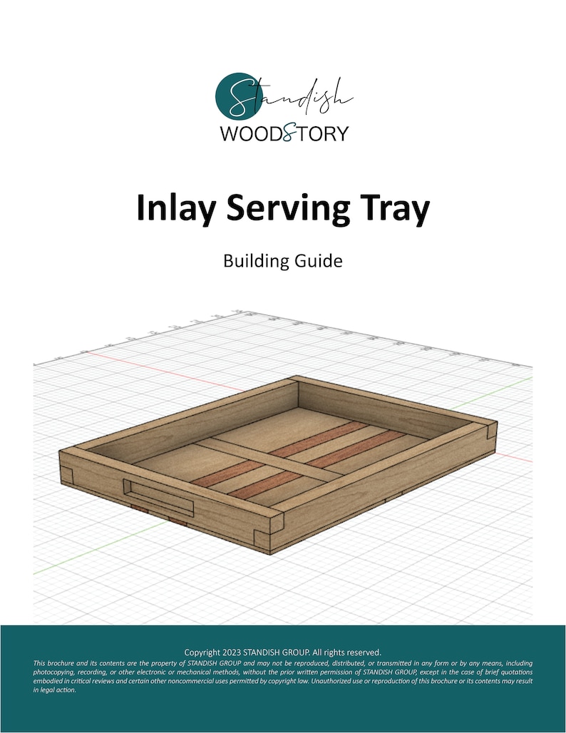 DIY Serving Tray Building Plan Wooden Serving Tray Design Serving Tray