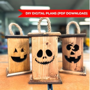 DIY Halloween Laterne Baupläne (PDF Download)