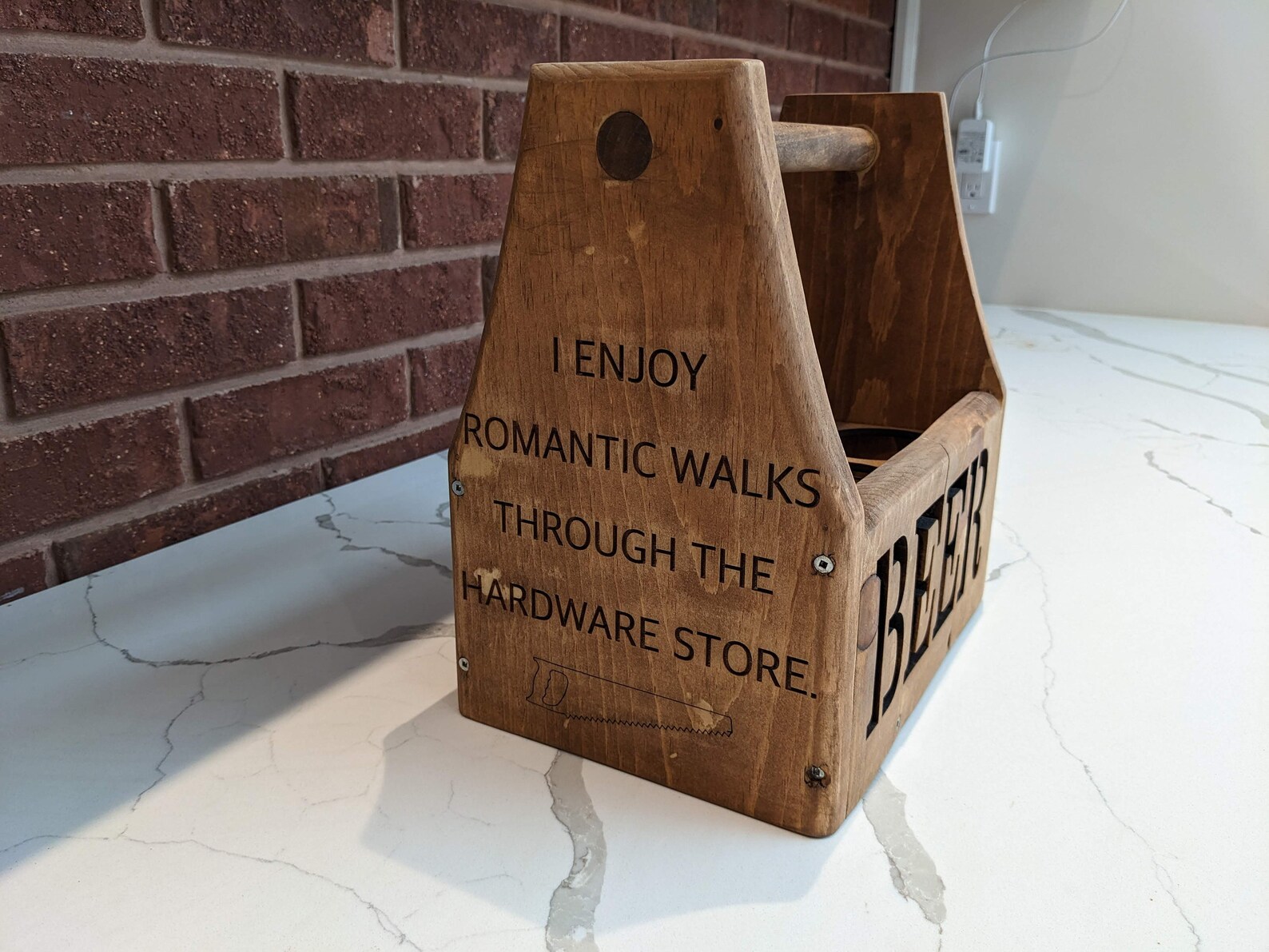 Beer Caddy Woodworking Plans SVG, Lightburn, Print Download Etsy