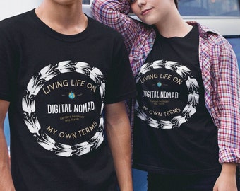 Remote Work Shirt, Digital Nomad, Remote Worker, Digital Nomad t-shirt, Work From Home Shirt, Work From Anywhere, Travel t-shirt