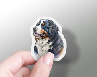 Bernese mountain Dog Painted Sticker Dog Decal Sticker Cute Vinyl Dog Owner Sticker for Laptop Pet Hydroflask Sticker Notebook Sticker Phone
