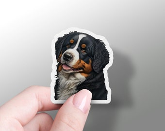 Bernese mountain Dog Sticker Pet Decal Sticker Cute Vinyl Dog Owner Sticker for Laptop Pet Hydroflask Sticker Notebook Sticker Phone Sticker