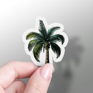 Palm Tree Sticker Nature Decal Beach Sticker Vinyl Sticker Laptop Fun Beachy Hydroflask Sticker Beach Journal Sticker Summer Phone Sticker