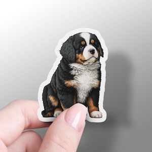 Berner Sennenhund Aufkleber Hund Aufkleber Aufkleber Niedlicher Vinyl Hundebesitzer Aufkleber für Laptop Haustier Hydroflask Aufkleber Notebook Aufkleber Telefon Aufkleber