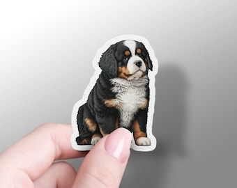 Bernese mountain Dog Sticker Dog Decal Sticker Cute Vinyl Dog Owner Sticker for Laptop Pet Hydroflask Sticker Notebook Sticker Phone Sticker