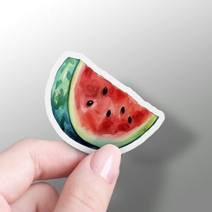 Wassermelone Aufkleber Essen Aufkleber Sommer Aufkleber Aquarell Aufkleber für Laptop Obst Hydroflask Aufkleber Niedliche Vinyl Telefon Aufkleber Wassermelone Liebhaber