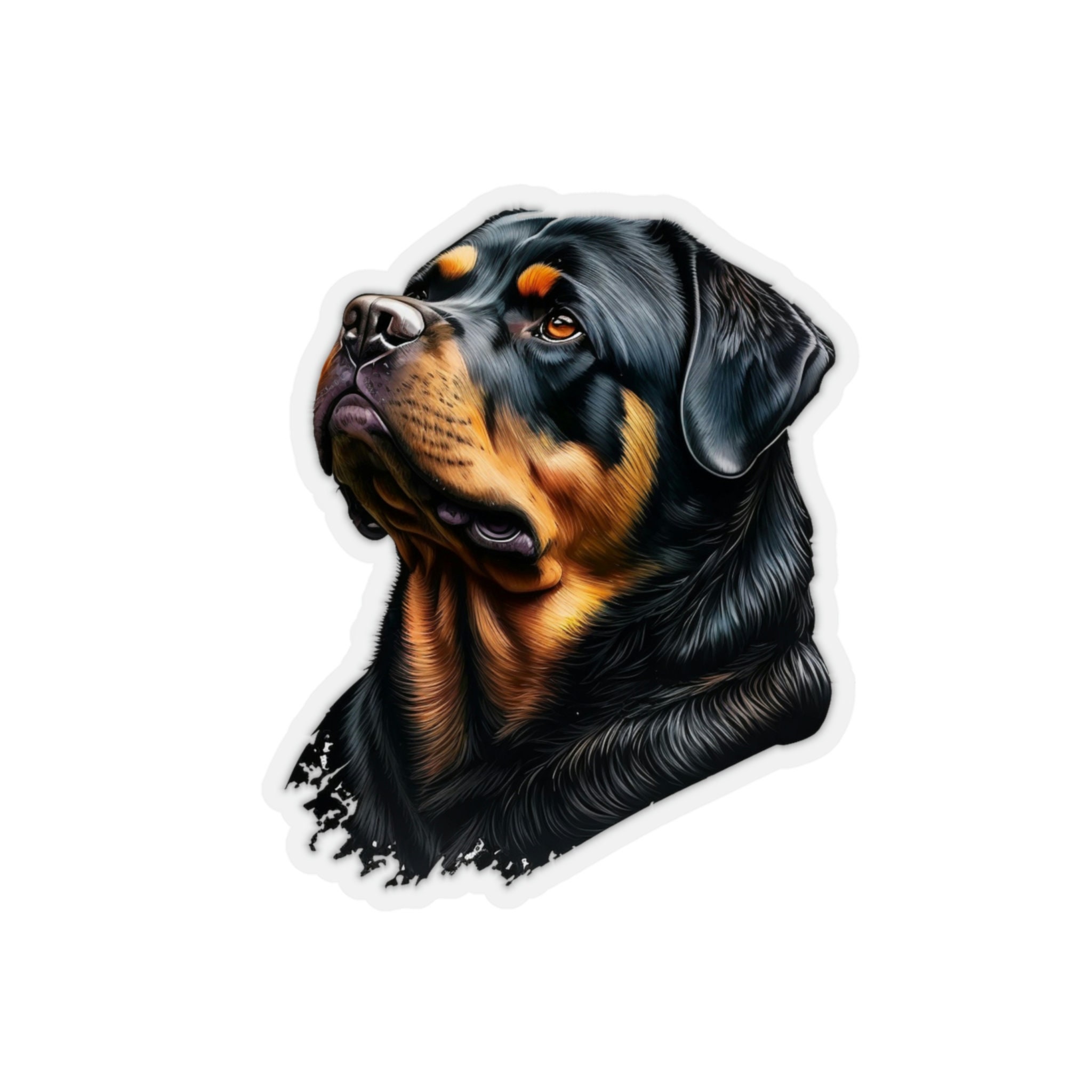 Rottweiler Dog Sticker Pet Decal Sticker Cute Vinyl Dog Owner Sticker ...