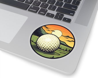 Adesivo pallina da golf, adesivo per auto da golf, regali da golf per le donne, accessori per auto da uomo, regalo da golf Groomsmen, regalo per gli amanti del golf, adesivo da golf