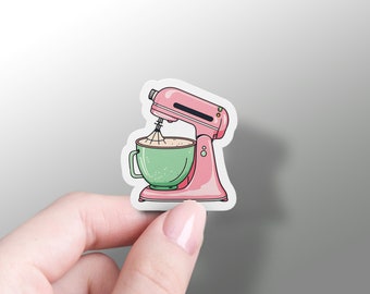 Pink Stand Mixer Baking Sticker Gift Baking Lover Pink Stand Mixer Laptop Decal Baking Lover Sticker Baking Phone Decal Cooking Hydroflask