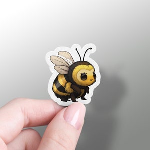 Bumble Bee Sticker Cute Honey Bee Decal Fun Laptop Sticker Flower Hydroflask Decal Bee Sticker Gift Spring Phone Decal Nature Lover