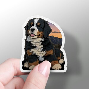 Berner Sennenhond Sticker, Berner Sennenhond Auto Sticker, Puppy Sticker, Hydroflask Sticker Kinde Sticker Telefoon Case Sticker, Hond Moeder