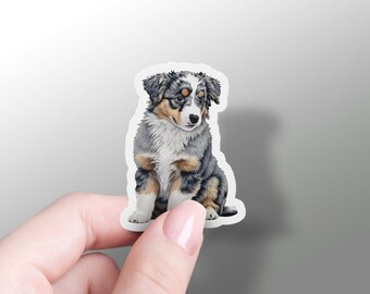 Australian Shepherd Dog Sticker Dog Decal Sticker Cute Vinyl Dog Owner Sticker Laptop Pet Hydroflask Sticker Notebook Sticker Phone Sticker