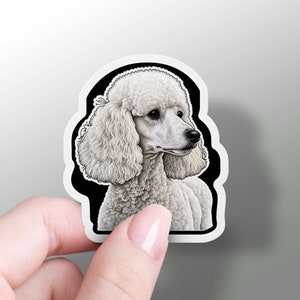 Poodle Dog Sticker Cute Poodle Sticker Dog Phone Sticker Cute Dog Sticker Poodle Dog Lover Gift Dog Owner Sticker Cute Phone Decal Pet Gift