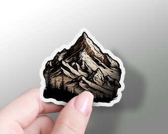 Mountain Sticker Adventure Mountain Decal Camping Sticker Nature Decal Laptop Sticker Cool Hydroflask Sticker Fun Vinyl Hiking Phone Sticker