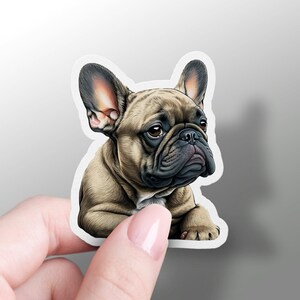 Französische Bulldogge Aufkleber Hund Aufkleber Aufkleber Niedlicher Vinyl Hundebesitzer Aufkleber für Laptop Haustier Hydroflask Aufkleber Hund Notebook Aufkleber Telefon Aufkleber