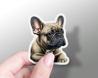 French Bulldog Sticker Dog Decal Sticker Cute Vinyl Dog Owner Sticker for Laptop Pet Hydroflask Sticker Dog Notebook Sticker Phone Decal