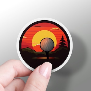 Pegatina de pelota de golf, pegatina de coche de golf, regalos de golf para mujeres, accesorios de coche para hombres, regalo de golf para padrinos de boda, regalo para amantes del golf, pegatina de golf