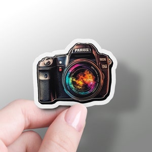 Fotograf Geschenk, Kamera Aufkleber, Fotografie, Foto, Kamera Geschenke, Macbook, Vinyl Aufkleber, Canon, Handytasche, Geschenk für Fotografen, Trendy