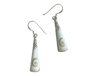 Eye of Saint Lucia silver earrings