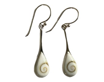 Eye of Saint Lucia and silver earrings