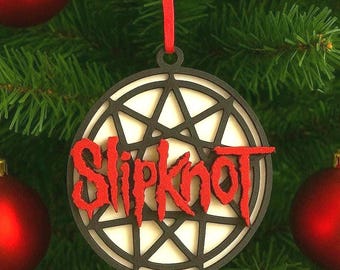 Slipknot Bauble, Christmas merch, Slipknot Christmas, band bauble, alternative Christmas, heavy metal