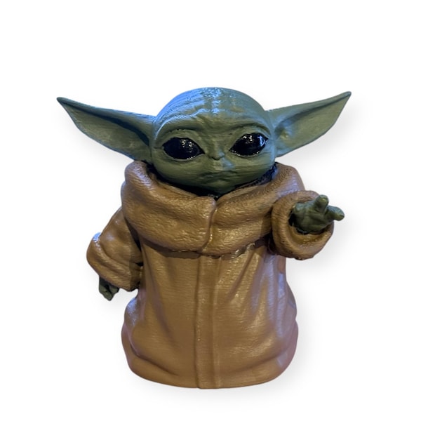 Decorative Bookend inspired by Star Wars,  Cute baby yoda character. Grogu. Christmas gift