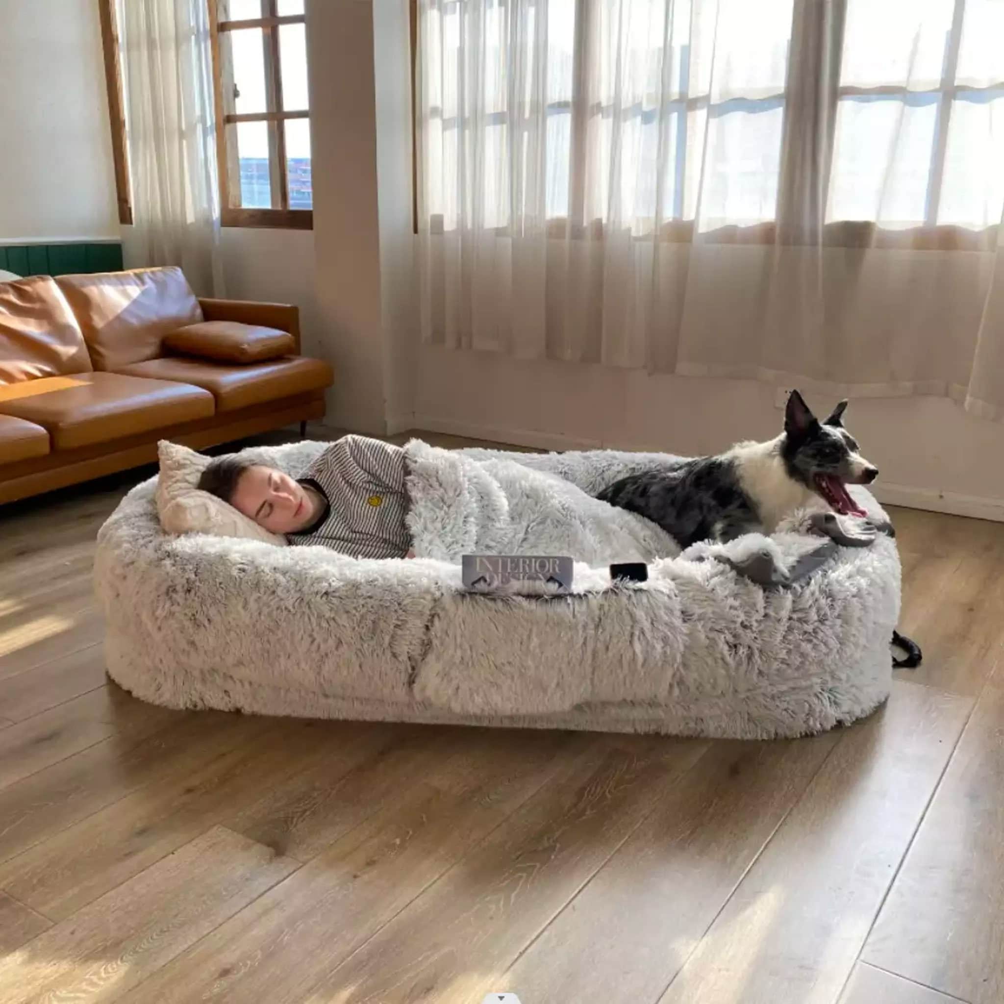 Human Dog Bed Giant Dog Bed for Humans Extra Large Dog Bed Etsy UK