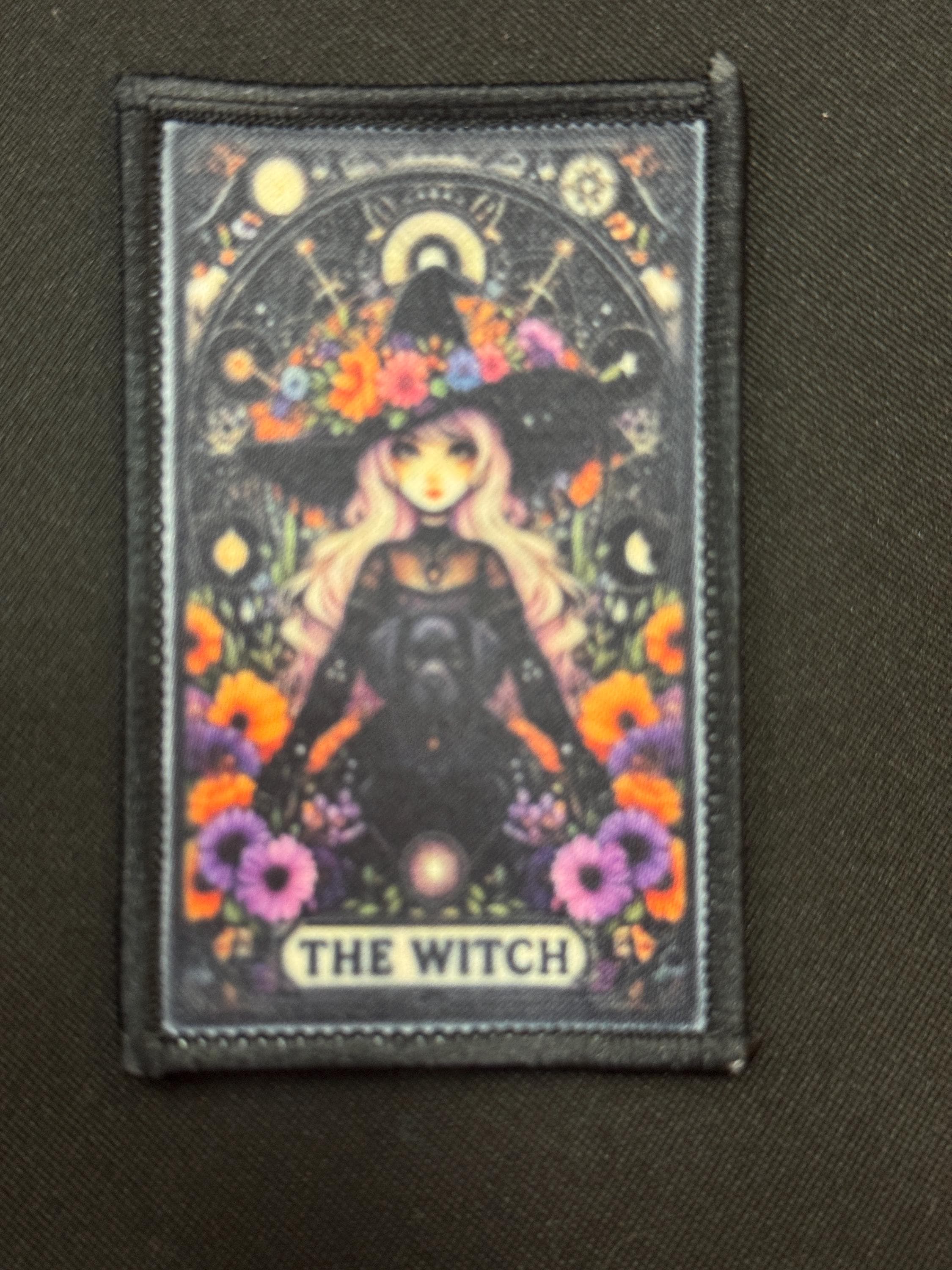 Esoteric Patch The Witch Tarot Iron on Patch | Witchy Spiritual Gothic Accessory (2