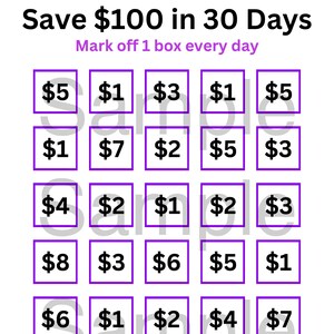 Save 100 in 30 Days