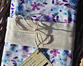 Organic Cotton Castor Oil Pack: Multi-Layered, Adjustable Wrap, Bohemian