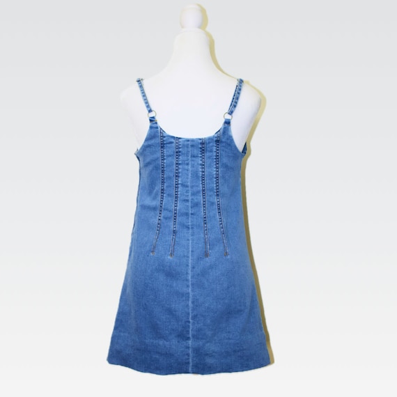 Y2K Denim Mini Dress - image 4