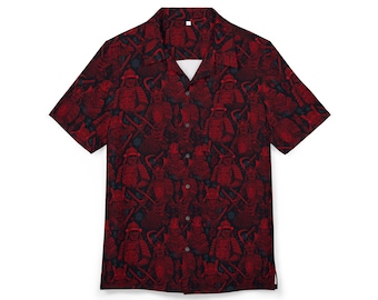 Samuari Vibrant Hawaiian Button Down Shirt