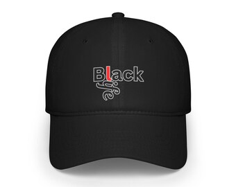 Black Life Low Profile Baseball Cap, Dad Hat, Adjustable Cap, Unisex Hat, Casual Headwear, Everyday Cap, Gift for Him