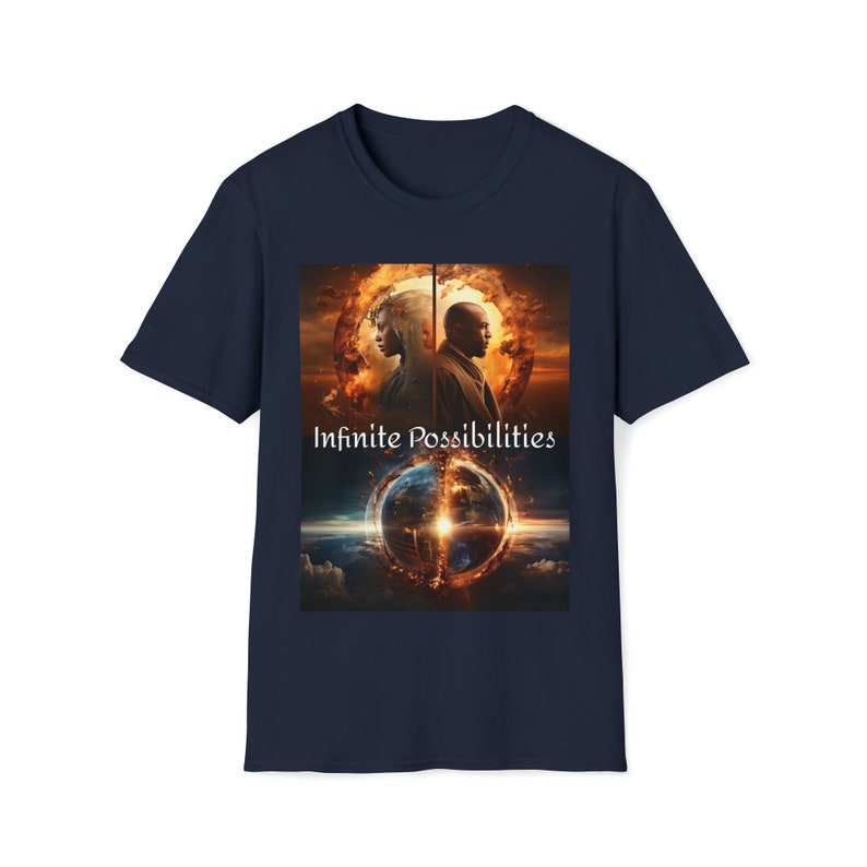 Mindful Apparel Daily Comfort Shirt, Cozy Fit for Yoga, Gift For Yogis, Comfortable Yoga Shirt, Relaxed Fit Tee image 1