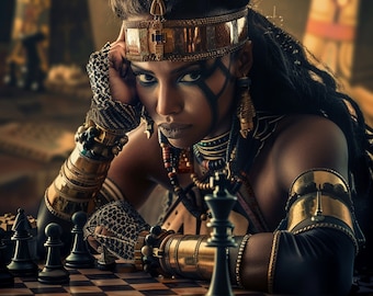 Chess Queen Home Decor, Beautifully Detailed Decorative Piece, Ideal for Chess Players and Enthusiasts, Thoughtful Gift for Gamers