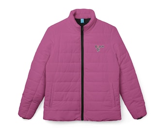 Black Life Women Puffer Jacket Pink