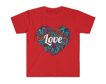 Love Unisex Softstyle T-Shirt, Motivational T-Shirt Design, , Gift For Him, Gift For Her, Birthday Gift, Holiday Gift