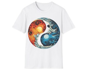 Ying Yang Graphic Tee, I Am Ying Yang Unisex Shirt, Yoga Harmony Top, Relaxed Fit T-Shirt, Thoughtful Gift, Comfortable Wear