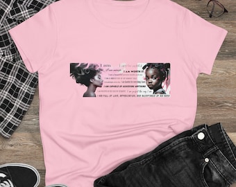 I Am Women's Midweight Cotton Tee