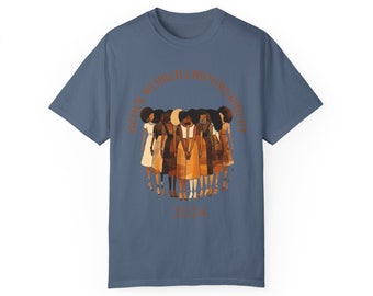 Black Women Empowerment Unisex Garment-Dyed T-shirt, Inspirational Statement Tee, Ideal for Daily Wear, Unique Gift for Her