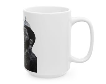 Simple Matte Black Ceramic Mug V1 (15oz), Minimalist Drinkware for Kitchen