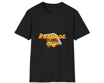 Men's Respect My Wallet Tee, Soft Style T-Shirt, Motivational Shirt, Financially Savvy Gift, Casual Outfit