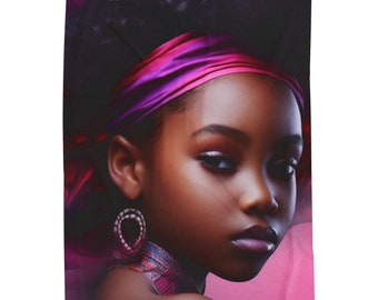 Baby Girl Velveteen Plush Blanket