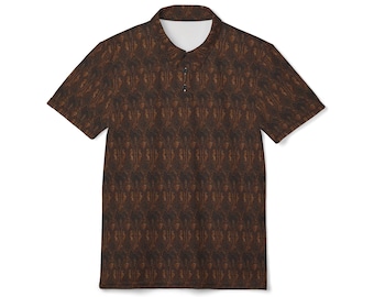 The Shield Stylish Unisex Polo Shirt - Unique All-Over Print, Casual Wear, Gift for Him/Her, Summer Essential, Trendy Outfit