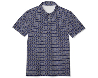 Stylish Casual Polo Shirt with Vibrant Pattern, Casual Wear, Summer Outfits, Unique Gift for Him/Her, Everyday Essentials