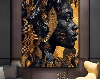 Canvas Gallery Wraps for Home, Artistic Canvas Print, Creation Art Canvas, Wall Décor, Gift for Him