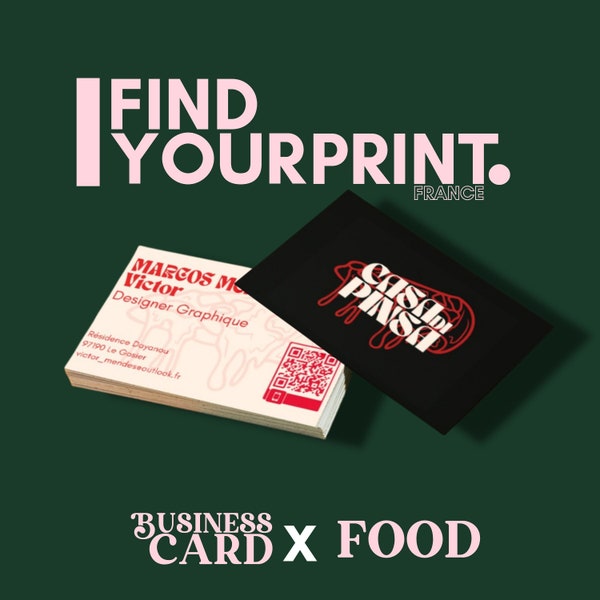 BUSINESS CARD x FOOD Template